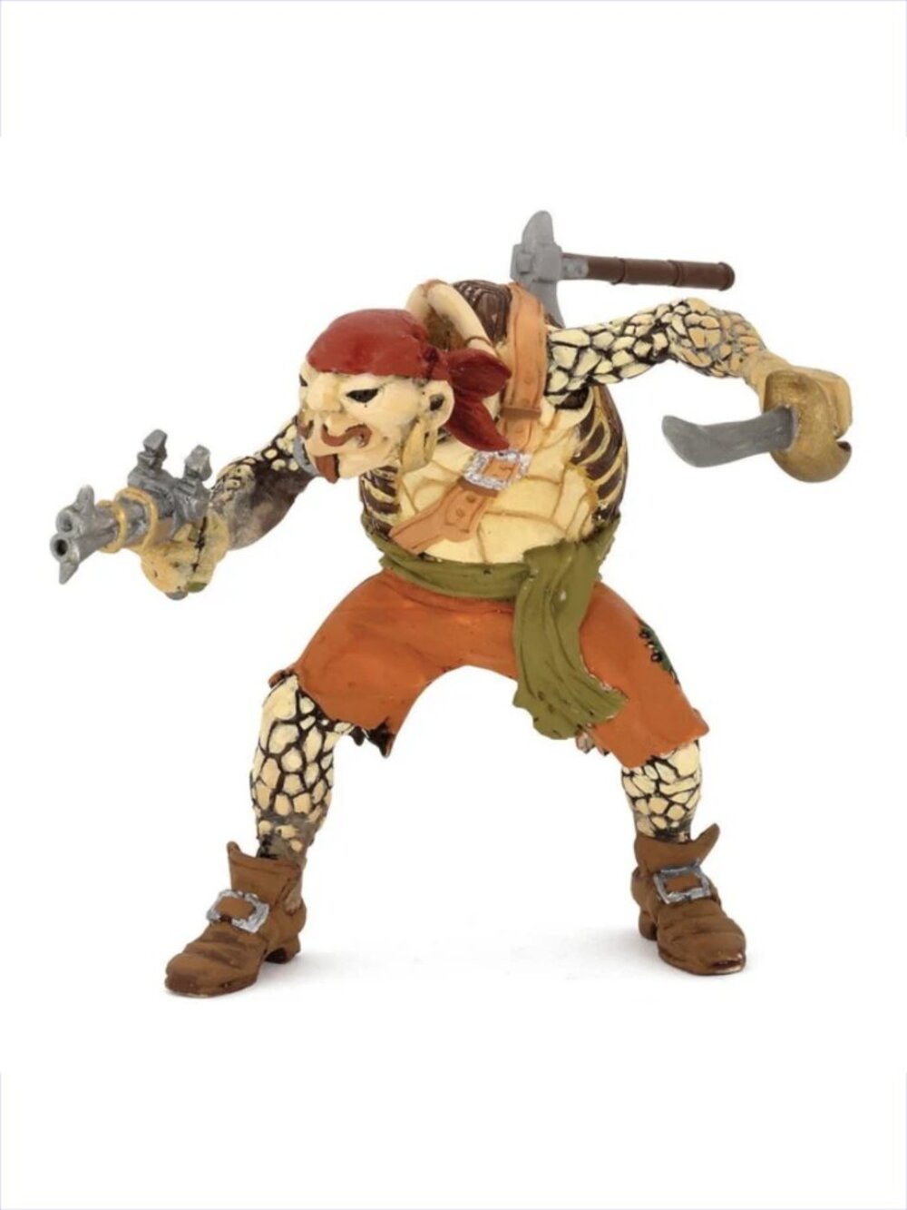 Papo Mutant Turtle Pirate Figurine (39461) New w/Tag Add-On Item